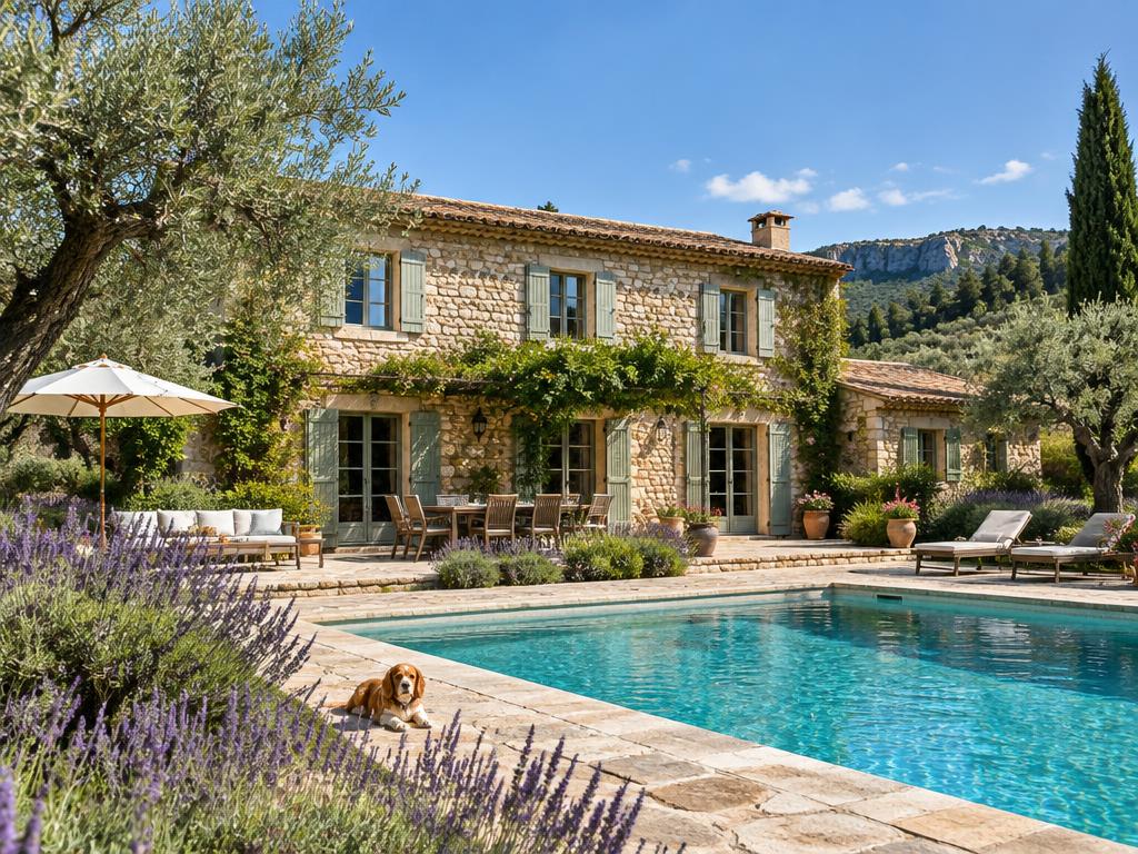 Illustrative villa accommodation photograph